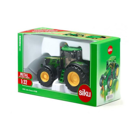 Jouet tracteur John Deere 6210R miniature Siku