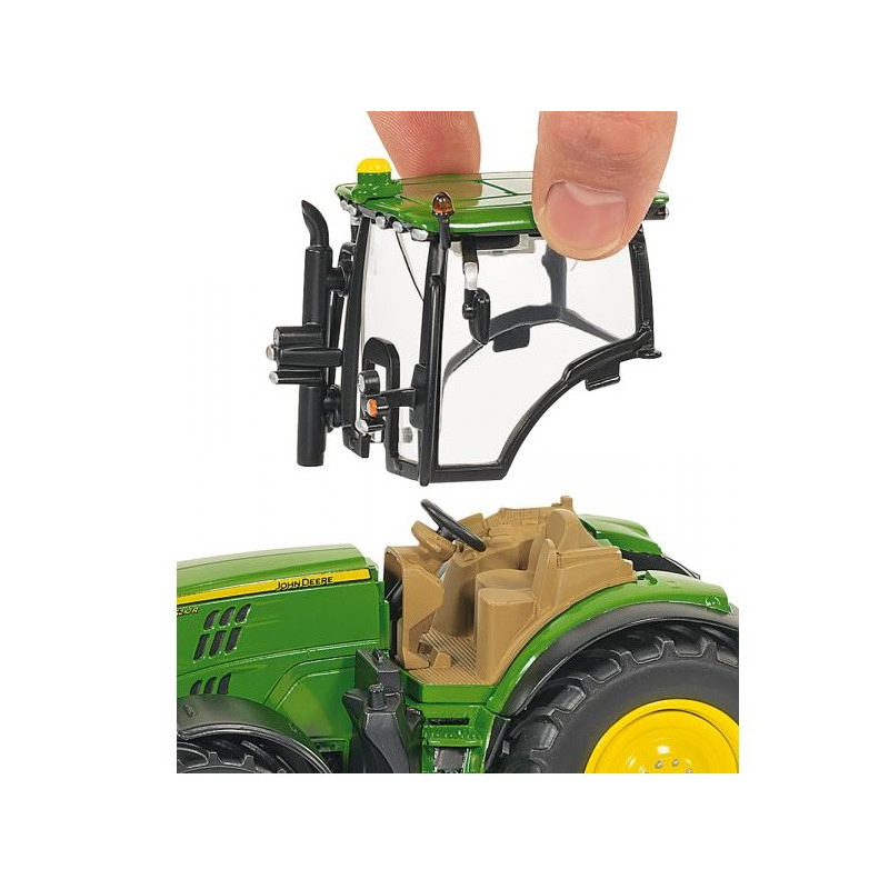 Jouet tracteur John Deere 6210R miniature Siku