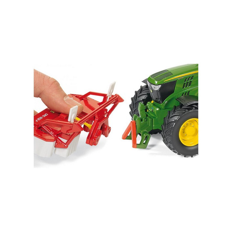 Jouet tracteur John Deere 6210R miniature Siku