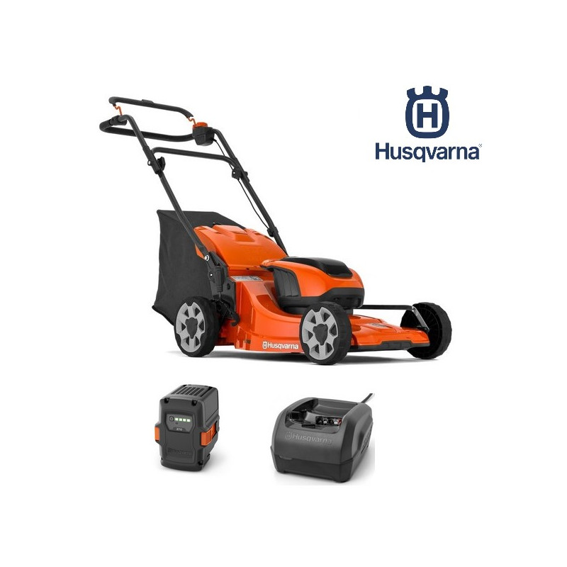 Pack tondeuse à batterie Husqvarna LC142i - 36V / 4Ah