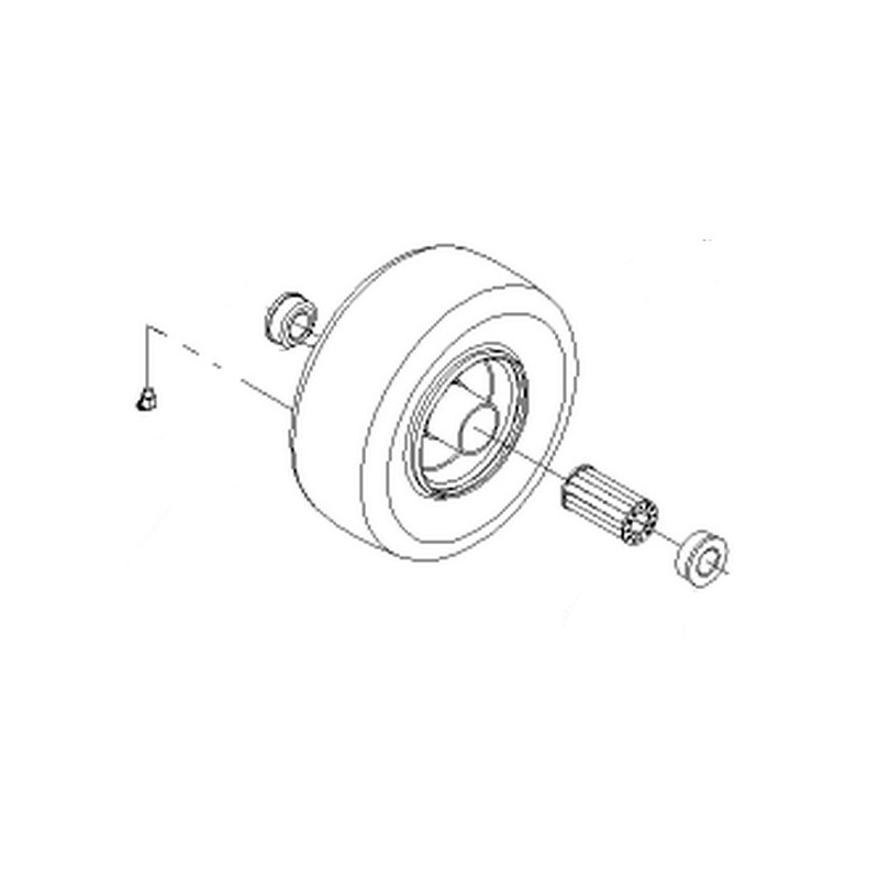 Roue avant tondeuse Toro 30314TE
