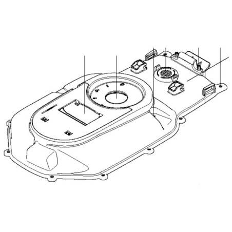 Châssis supérieur robot tondeuse Gardena / Flymo