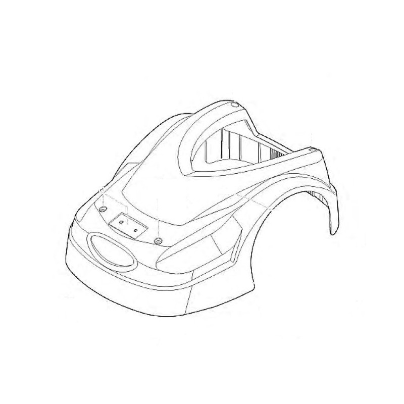 Capot supérieur robot tondeuse Viking