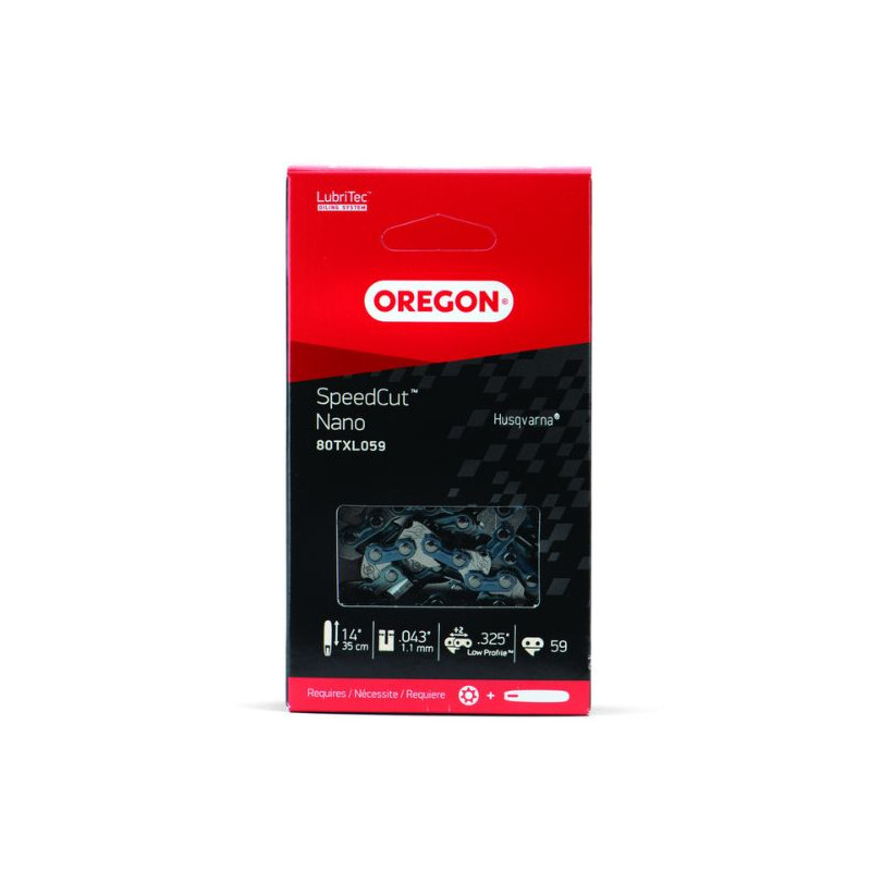 Chaine de tronçonneuse Stihl / Husqvarna SpeedCut Nano Oregon 80TXL059E Chaine de tronçonneuse Stihl / Husqvarna SpeedCut Nano Oregon 80TXL059E