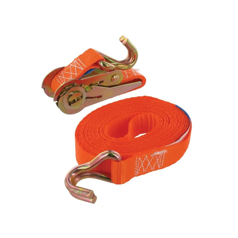 Sangle à cliquet 25mm x 5m avec crochet