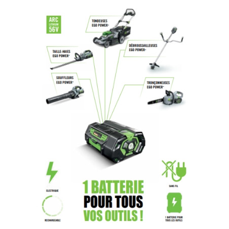 Batterie EGO Power+ : 5 Ah, 56 Volts| BA2800T