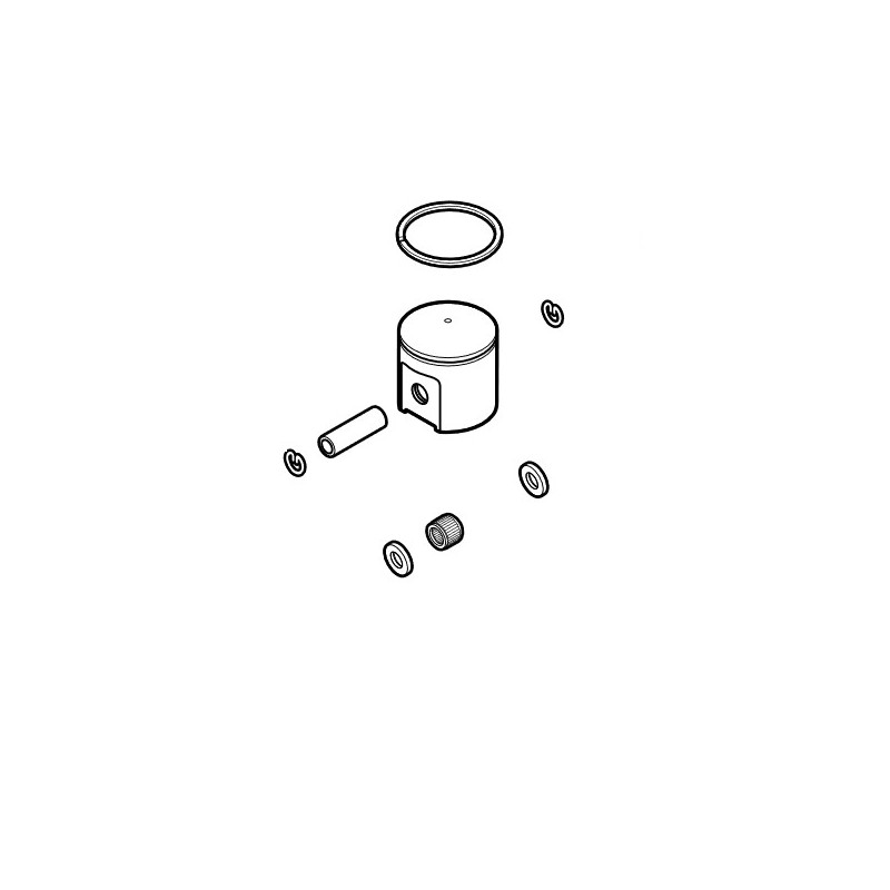 Piston complet tronçonneuse Echo