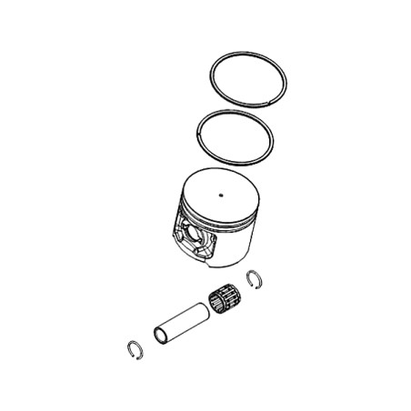 Piston complet tronçonneuse Echo