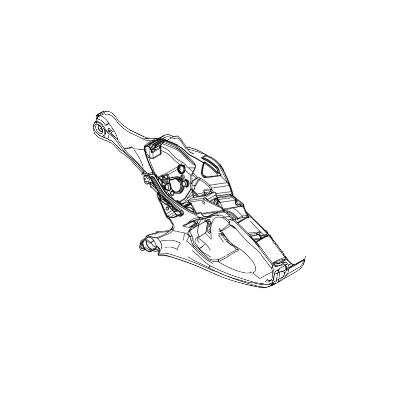 Poignée arrière tronçonneuse Echo