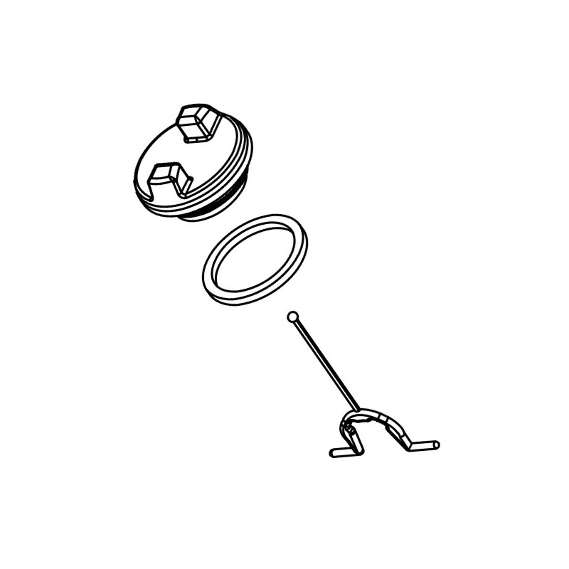 Bouchon d'essence tronçonneuse Echo