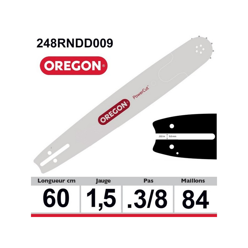 Guide chaine tronçonneuse Oregon 60 cm