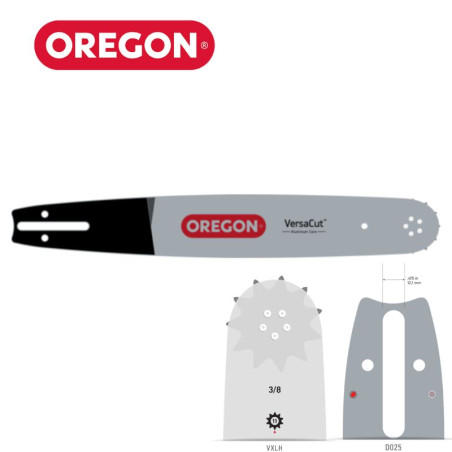 Guide chaîne tronçonneuse Oregon 3/8 063 VXLHD025
