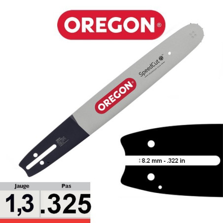 Guide chaine tronçonneuse Oregon 325 050 TXLBK095 SpeedCut