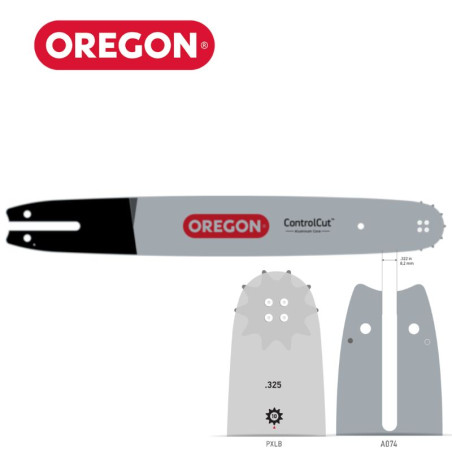 Guide chaîne tronçonneuse Oregon 325 063 PXLBA074