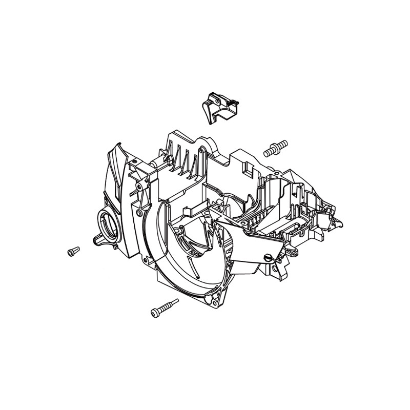 Carter moteur réservoir d'huile tronçonneuse Echo