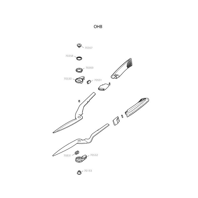 Écrou douille pour cisailles et taille-haie Outils Wolf
