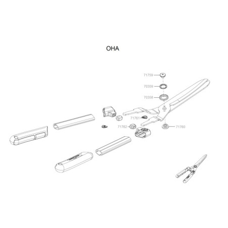 Vis pour cisaille à haies OHA