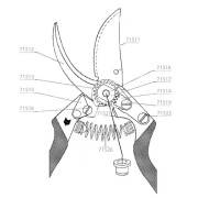 Butée amortisseur pour sécateur OGAN / OGAT Outils Wolf