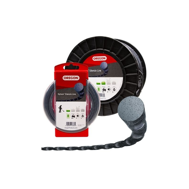 Fil nylon / alu torsadé Oregon Nylium® Silencio débroussailleuse 3,5 mm