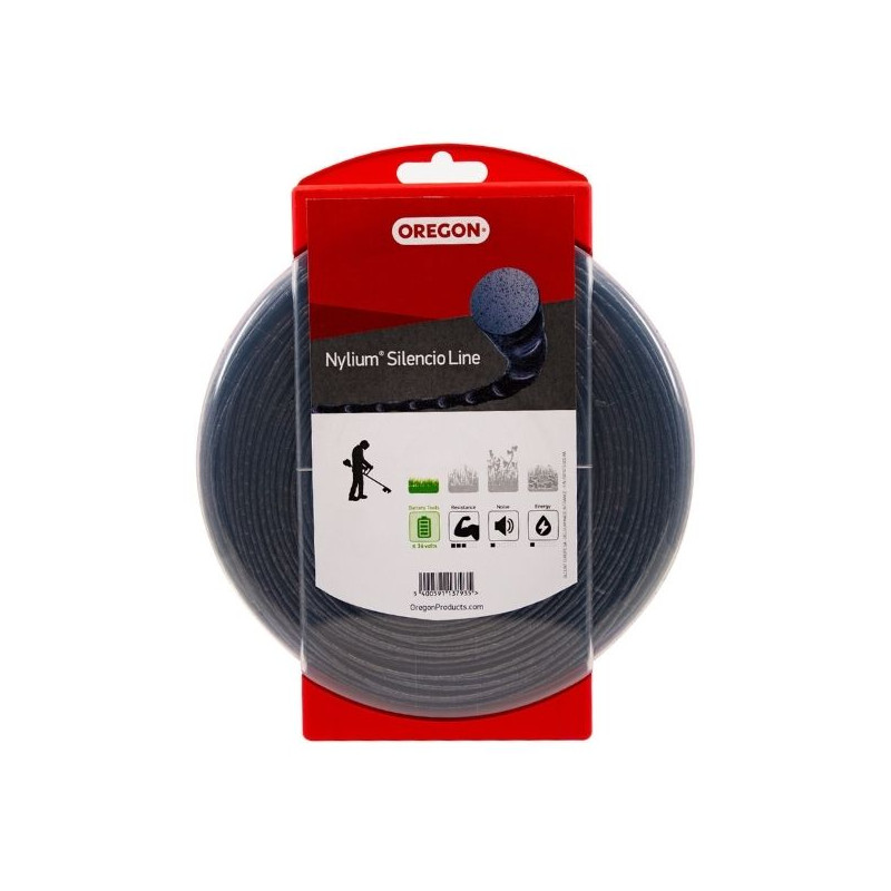 Fil nylon / alu torsadé Oregon Nylium® Silencio débroussailleuse 3,5 mm