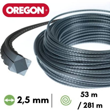 Fil nylon / alu Oregon Flexi-Blade™ débroussailleuse 2,5 mm