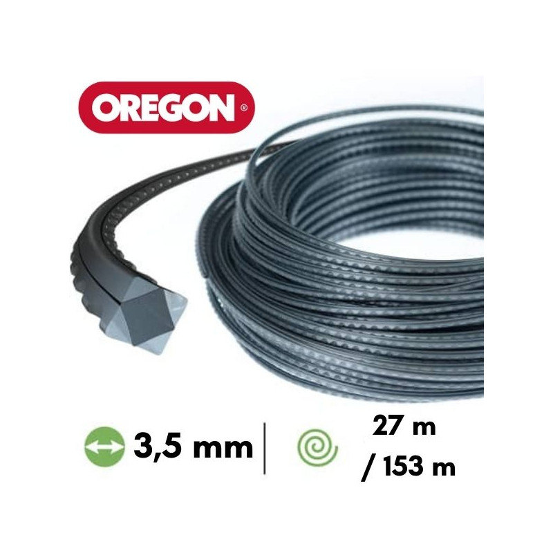 Fil nylon / alu Oregon Flexi-Blade™ débroussailleuse 3,5 mm