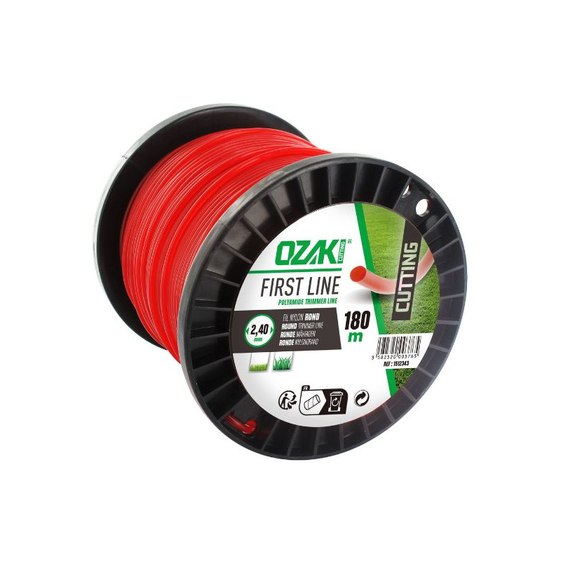 Fil débroussailleuse rond Ozaki 2,40 mm