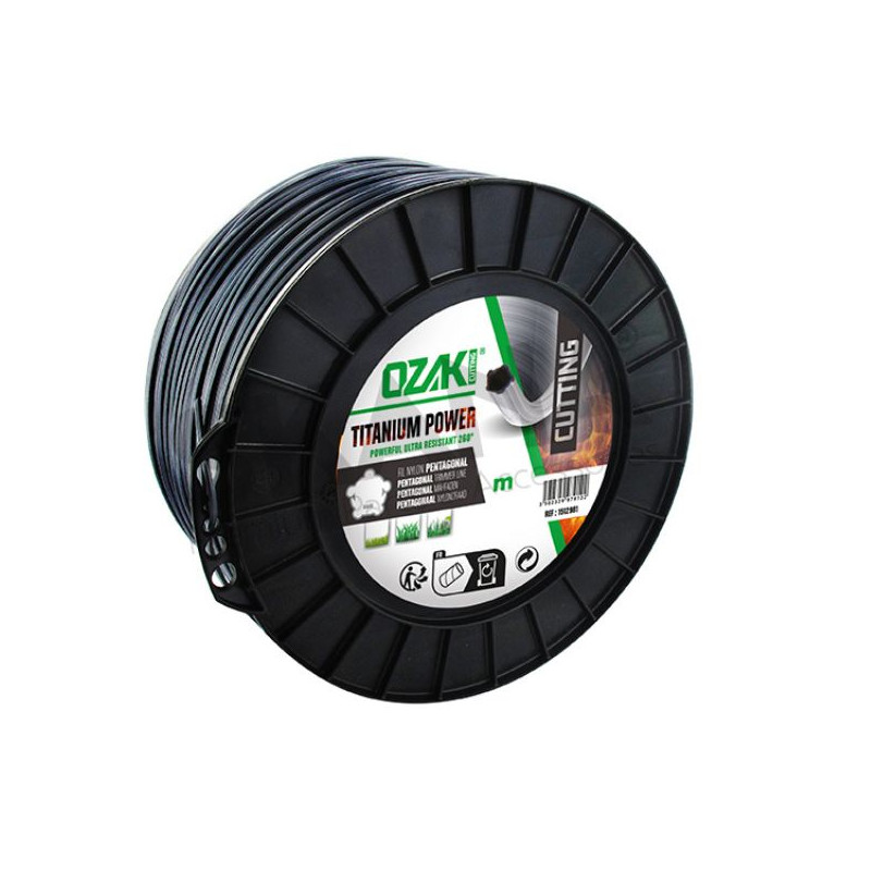 Fil debroussailleuse Ozaki 3.50 mm en bobine 136 mètres