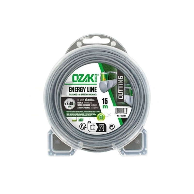 Fil débroussailleuse rond strié 1.60mm