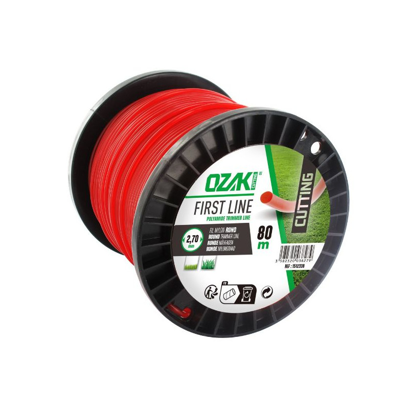 Fil débroussailleuse rond Ozaki 2,70 mm