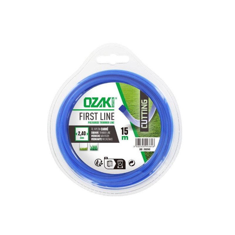 Fil débroussailleuse carré Ozaki 2,40 mm