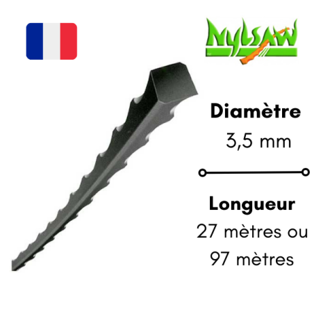 Fil débroussailleuse Nylsaw® 3,5 mm