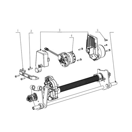 Boîtier de traction complet tondeuse EGO 2825970001