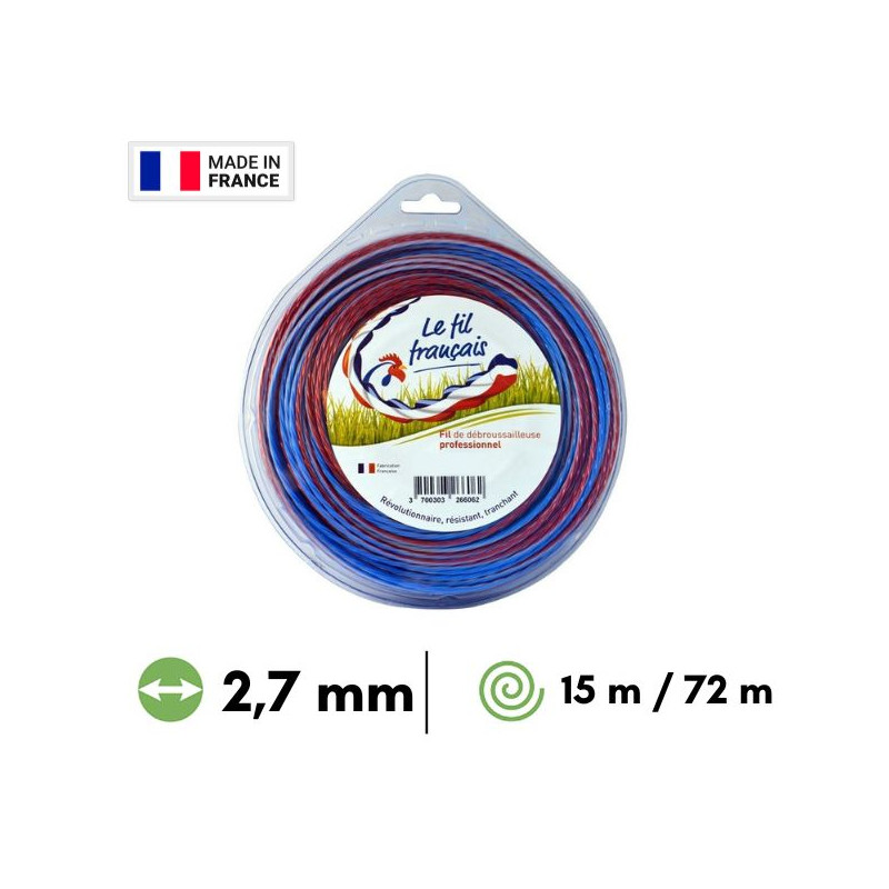 Fil hélicoïdal "Le fil Français" - 2,7 mm