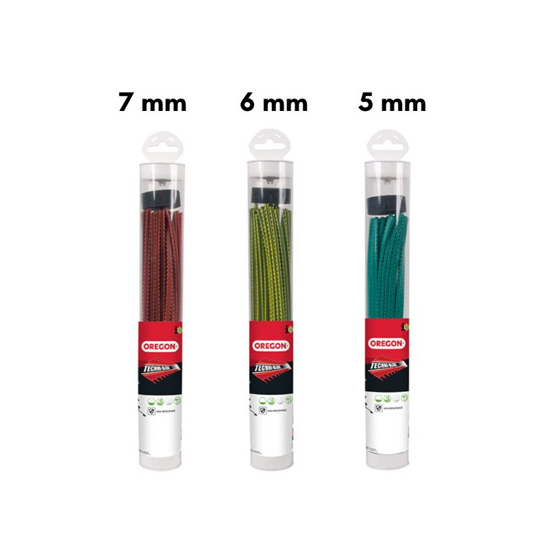 Lot de fils prédécoupés débroussailleuse Oregon Techni-Blade - Diamètre au choix