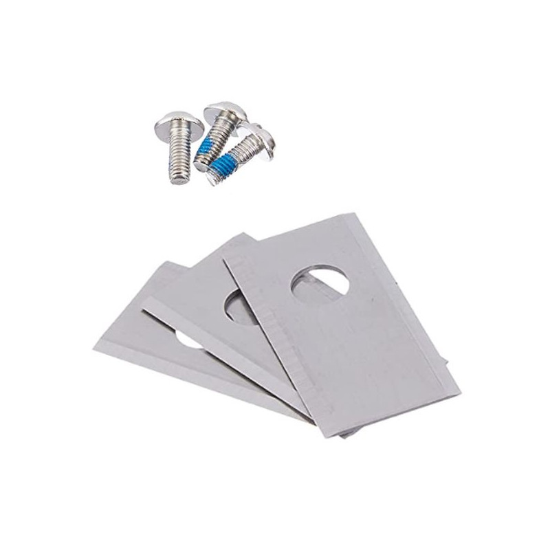 Jeu de 3 lames et vis robot tondeuse Worx