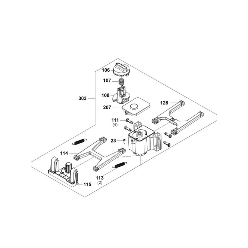 Moteur de coupe complet robot tondeuse Worx WR147E