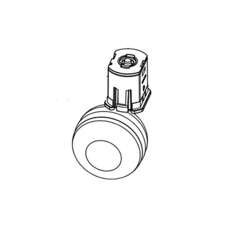 Roue avant complète robot tondeuse Worx WR147E