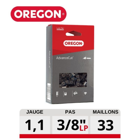 CHAINE TRONÇONNEUSE 33 DENTS ADVANCECUT OREGON 90PX