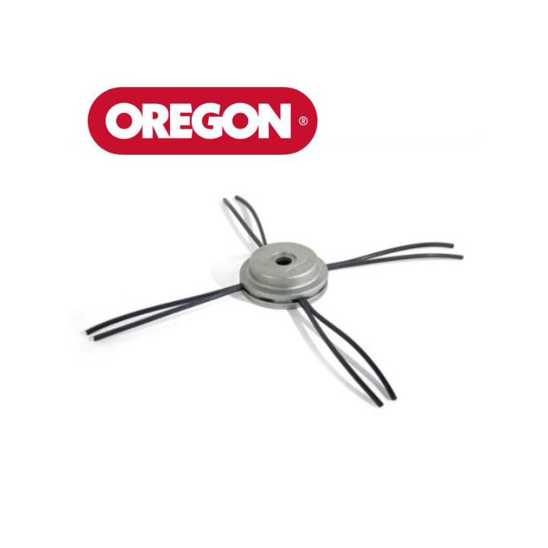 Tête à fil débroussailleuse aluminium universelle Oregon avec fil Nylium