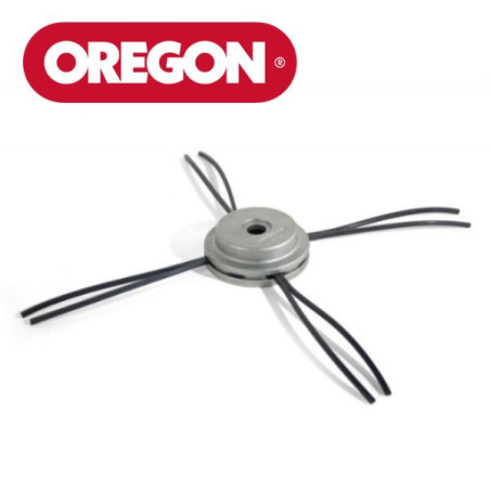 Tête à fil débroussailleuse aluminium universelle Oregon avec fil Nylium