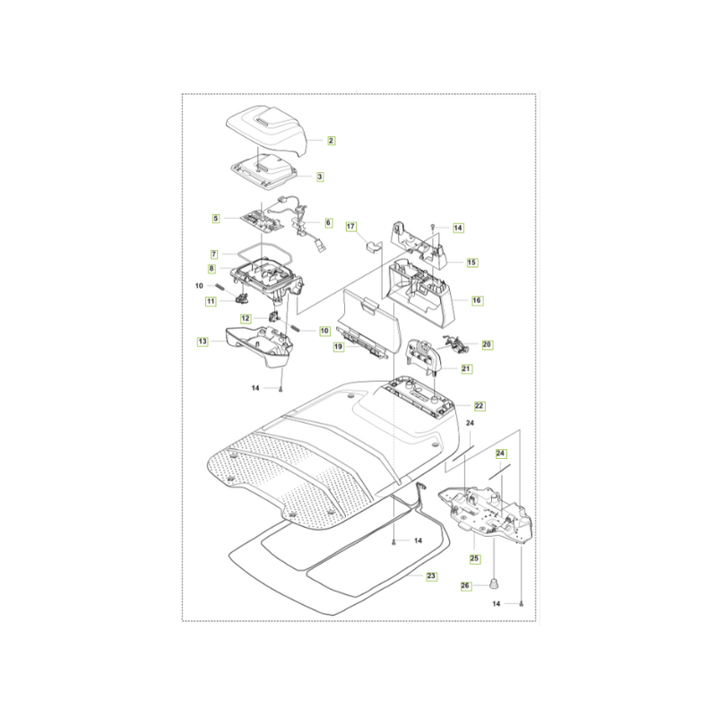 Station charge robot tondeuse Husqvarna Nera