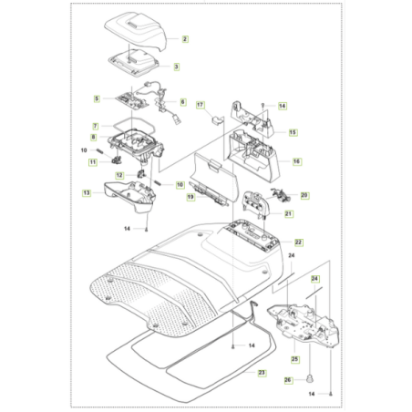 Station charge robot tondeuse Husqvarna Nera
