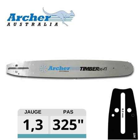 Guide tronçonneuse professionnel Archer Australia 325 050 1.3mm