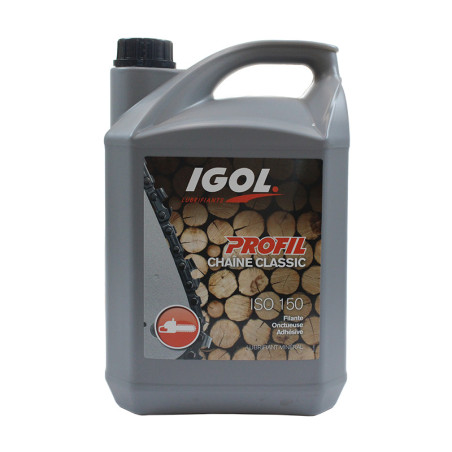 Huile de chaine Igol Timber ISO 150 - 5 litres