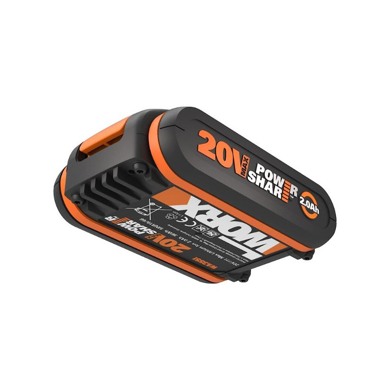 Batterie Worx 2 Ah, 20 Volts Li-ion