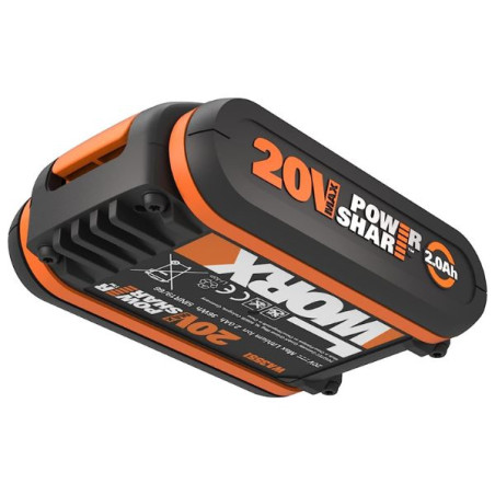 Batterie Worx 2 Ah, 20 Volts Li-ion