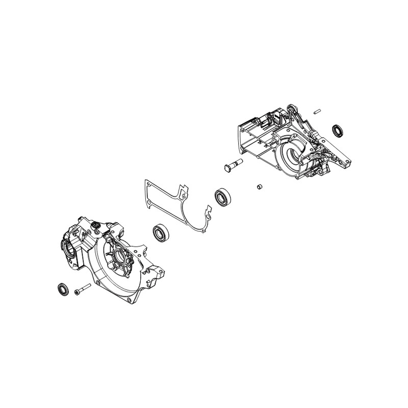 Carter moteur réservoir d'huile tronçonneuse Echo