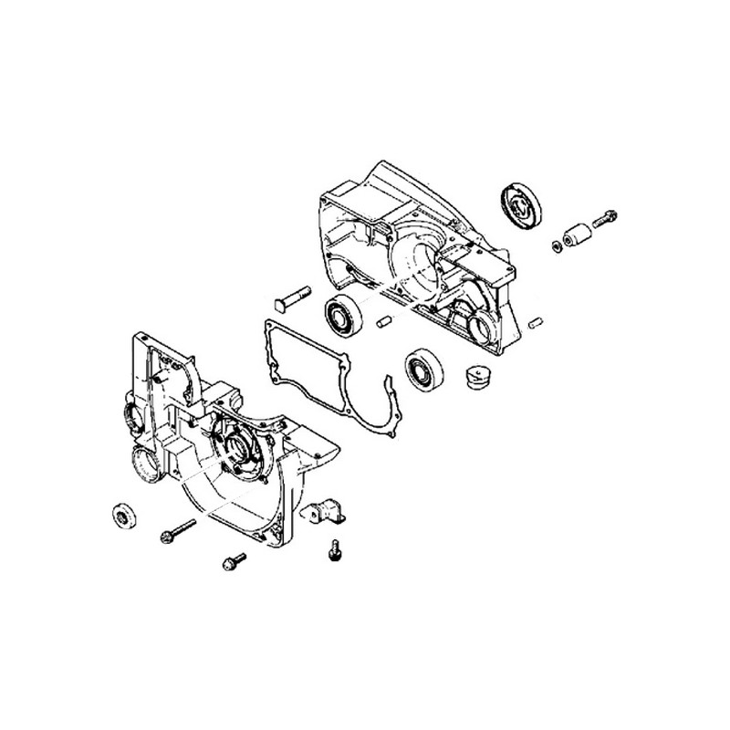 Carter moteur réservoir d'huile tronçonneuse Echo