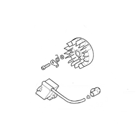Kit bobine allumage + volant magnétique